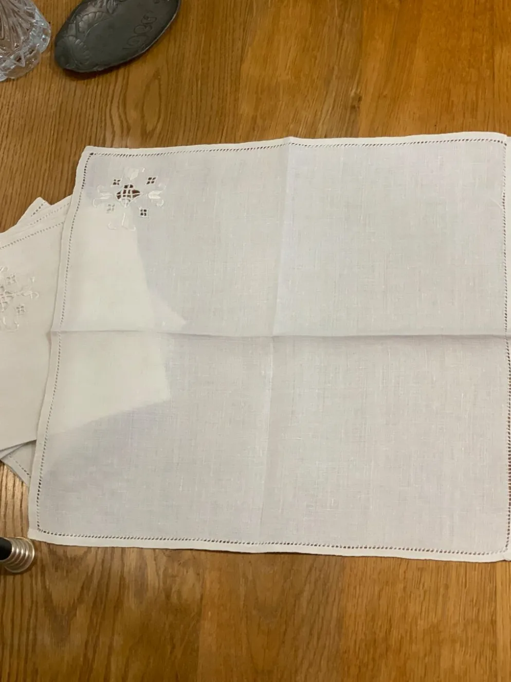 4 serviettes de table en lin