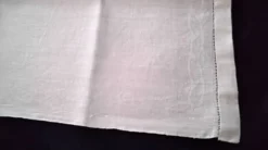 6 serviettes de table en lin damassé