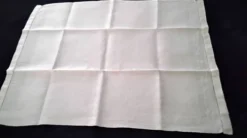 6 serviettes de table en lin damassé
