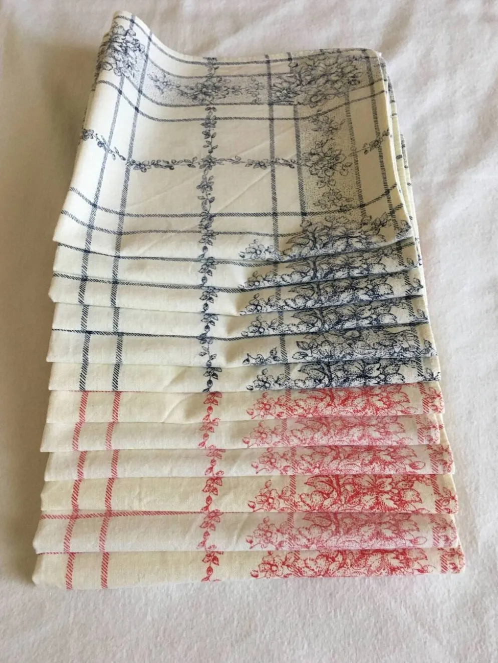 12 serviettes de table provençales 42 x 40