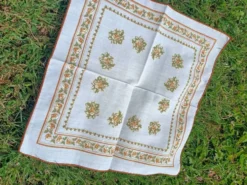 Serviettes de table rétro x2