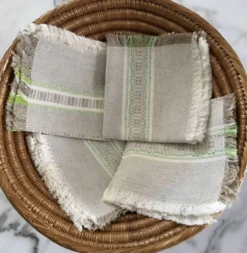 Serviettes de table vintage