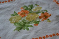 10 serviettes de table vintage