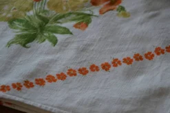 10 serviettes de table vintage