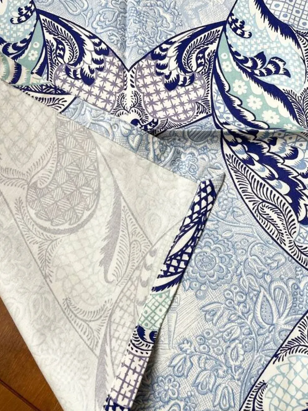 6 serviettes en satin de coton "Trianon"