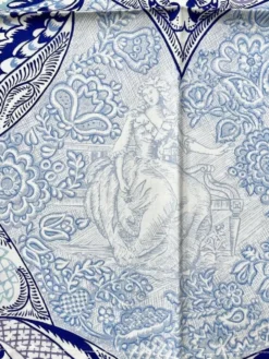 6 serviettes en satin de coton