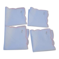 4 serviettes vintage