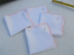 4 serviettes vintage