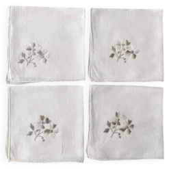 5 serviettes vintage