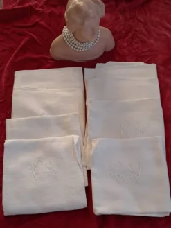 Serviettes vintage