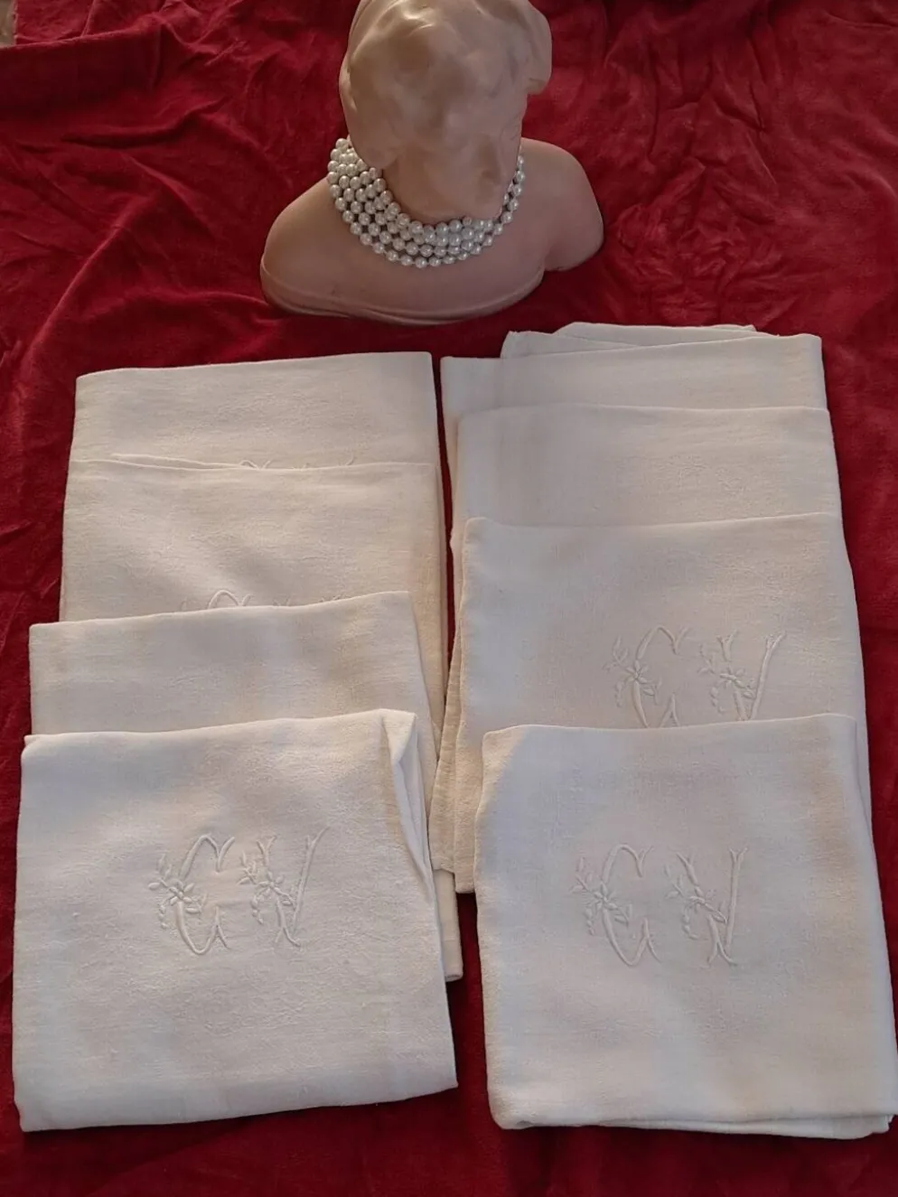 Serviettes vintage