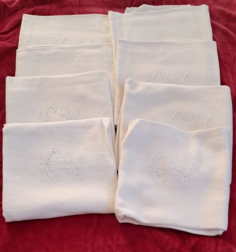 Serviettes vintage