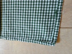 4 serviettes vintages à carreaux