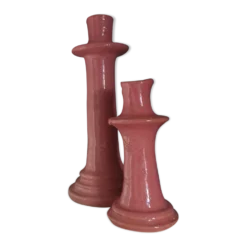 Set de 2 bougeoirs en céramique tamegroute