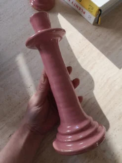 Set de 2 bougeoirs en céramique tamegroute