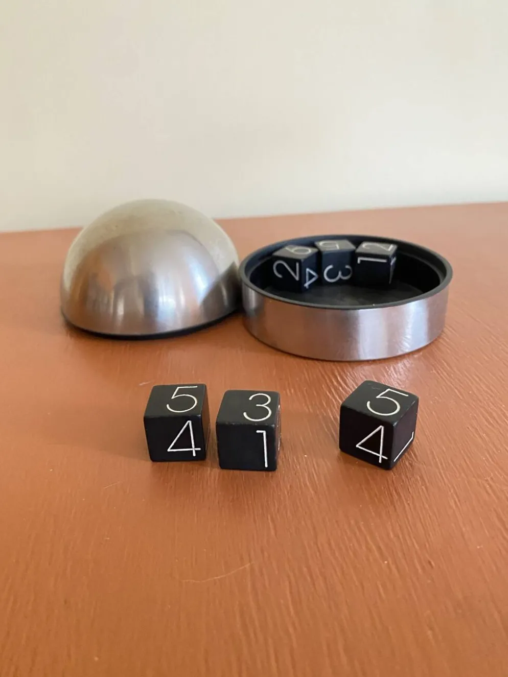 Set de jeu de dés Georg Jensen