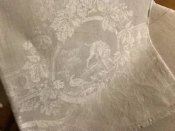 Set de 6 serviettes de chasse 19eme marquées « PB »