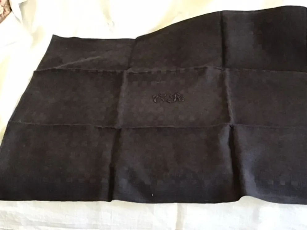 Set de 2 serviettes de table « CR »