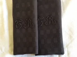 Set de 2 serviettes de table « CR »