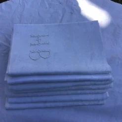 Set de 6 serviettes de table hb art déco