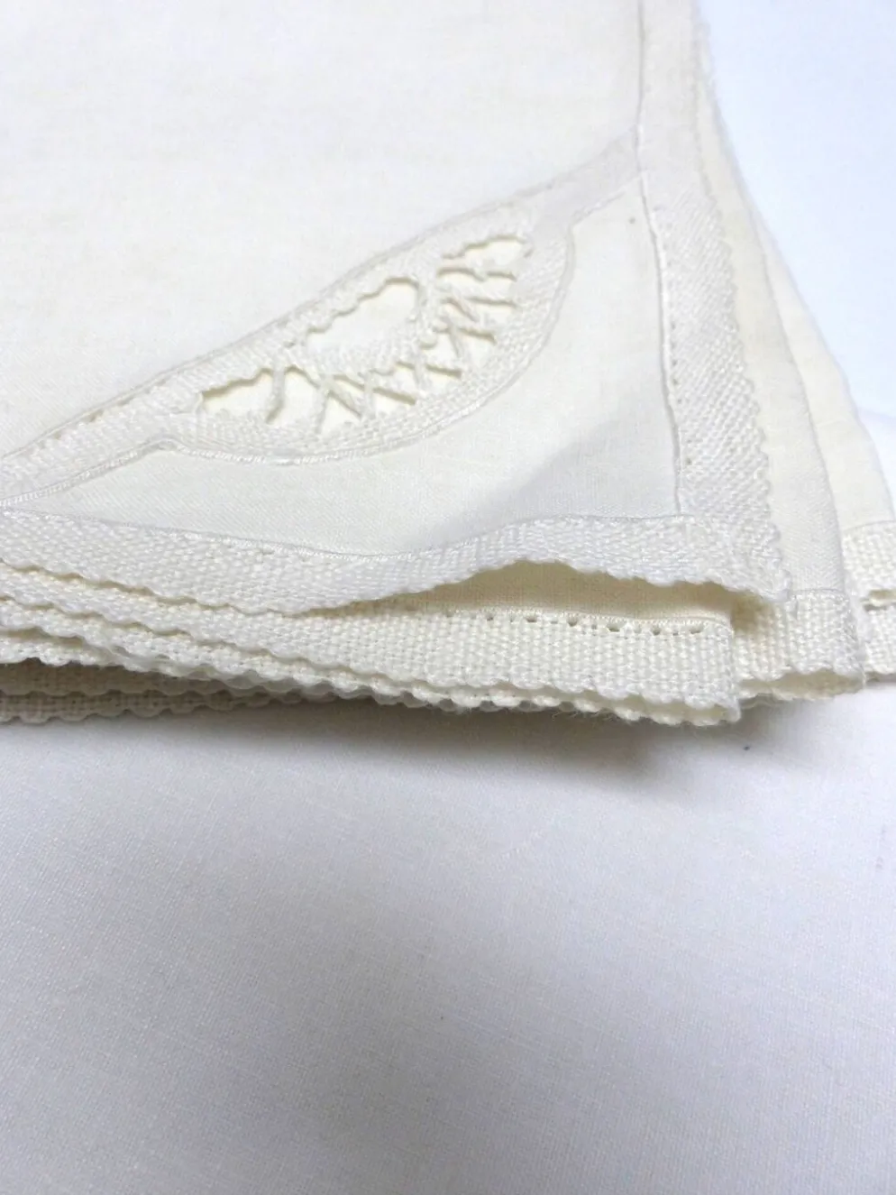 Set de 8 serviettes de tables anciennes