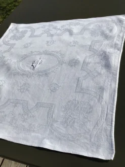 Set de 6 serviettes PL carrées coton damassé