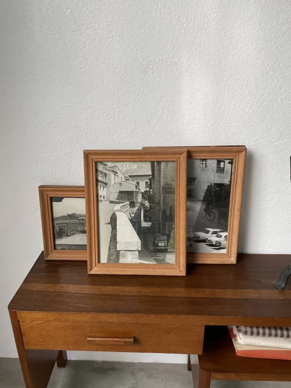 Set de trois photos noir et blanc 1950
