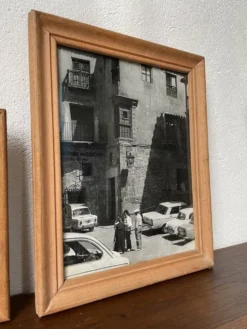 Set de trois photos noir et blanc 1950