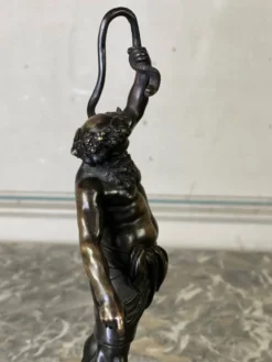 Silène, sculpture en bronze d’après l’antique, XIXème siècle