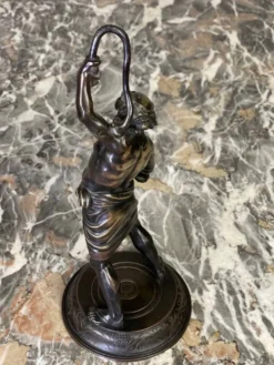 Silène, sculpture en bronze d’après l’antique, XIXème siècle
