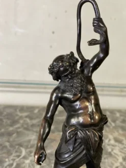 Silène, sculpture en bronze d’après l’antique, XIXème siècle