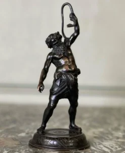 Silène, sculpture en bronze d’après l’antique, XIXème siècle