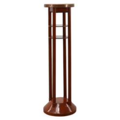 Socle de la Sécession de Vienne en bois et en cuivre, Autriche vers 1910.
