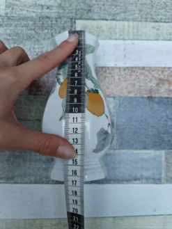 Soliflore en porcelaine octogonal « Lombardia Apricot » - Gallo Design