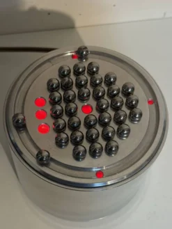 Solitaire en aluminium rétroéclairé, 1970