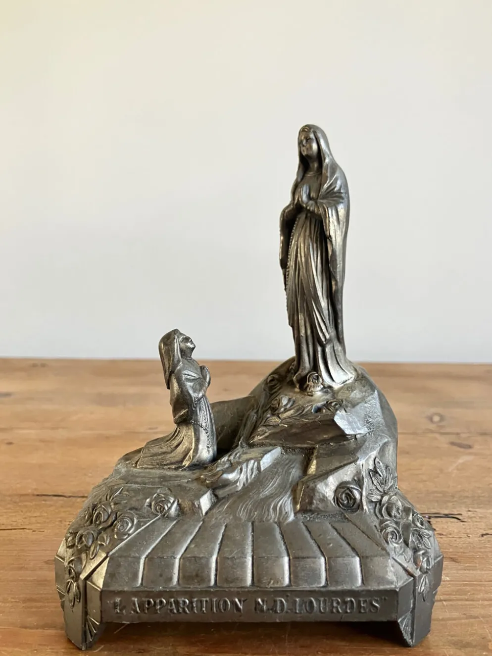 Souvenir de Lourdes en régule