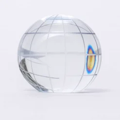 Sphère en verre décoratif vintage, années 1970
