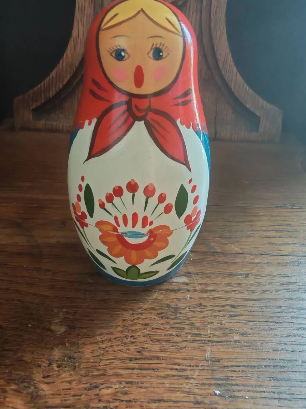 Série de 6 poupées gigognes russes vintage 1960