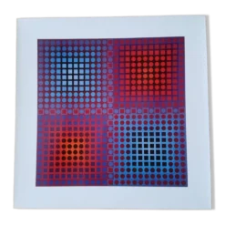 Sérigraphie Pp art Victor Vasarely - Éditions du Griffon