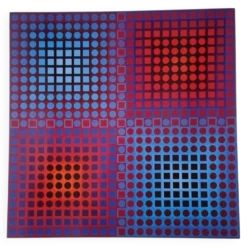 Sérigraphie Pp art Victor Vasarely - Éditions du Griffon