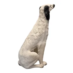 Statue de chien en céramique italienne vintage, années 1960/70.