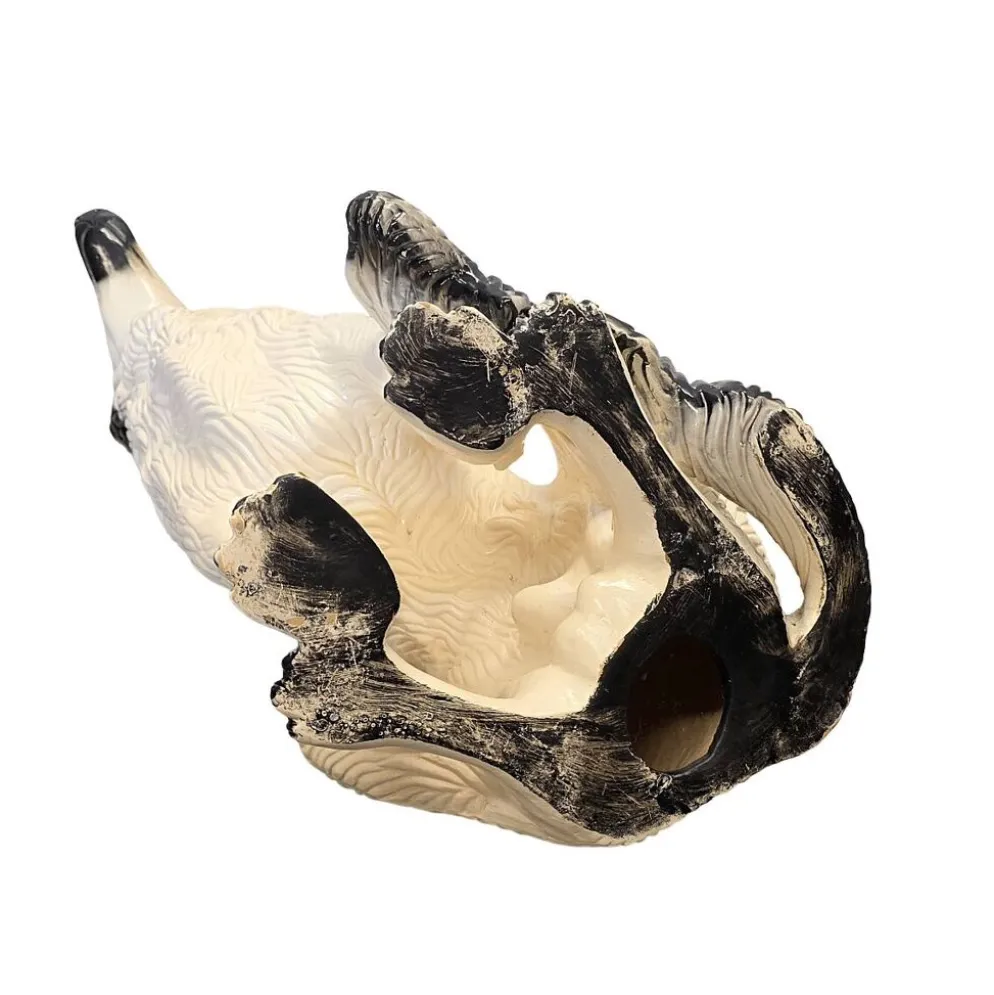 Statue de chien en céramique italienne vintage, années 1960/70.