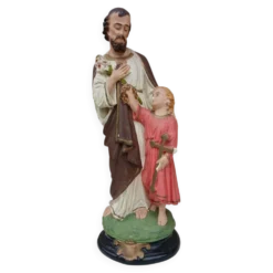 Statue de Saint-Joseph en plâtre
