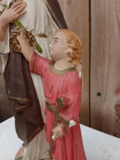 Statue de Saint-Joseph en plâtre