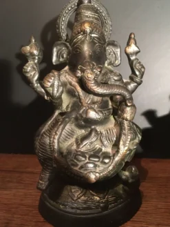 Statue Ganesh en bronze, inde