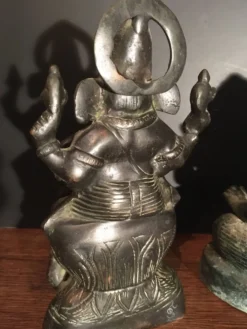 Statue Ganesh en bronze, inde
