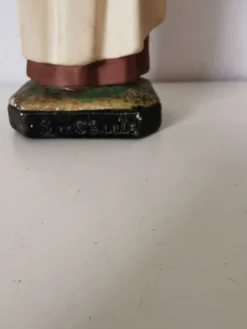 statue religieuse de sainte thérèse de lisieux en plâtre peint