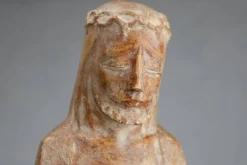 Statue religieuse Jésus-Christ de style Art Déco par l'artiste belge André Tea