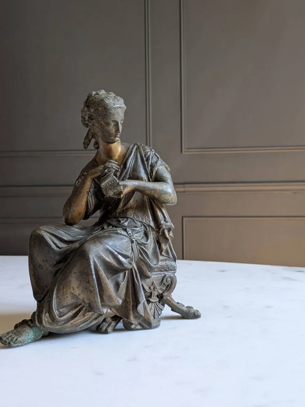 Statuette en régule antique Napoleon III
