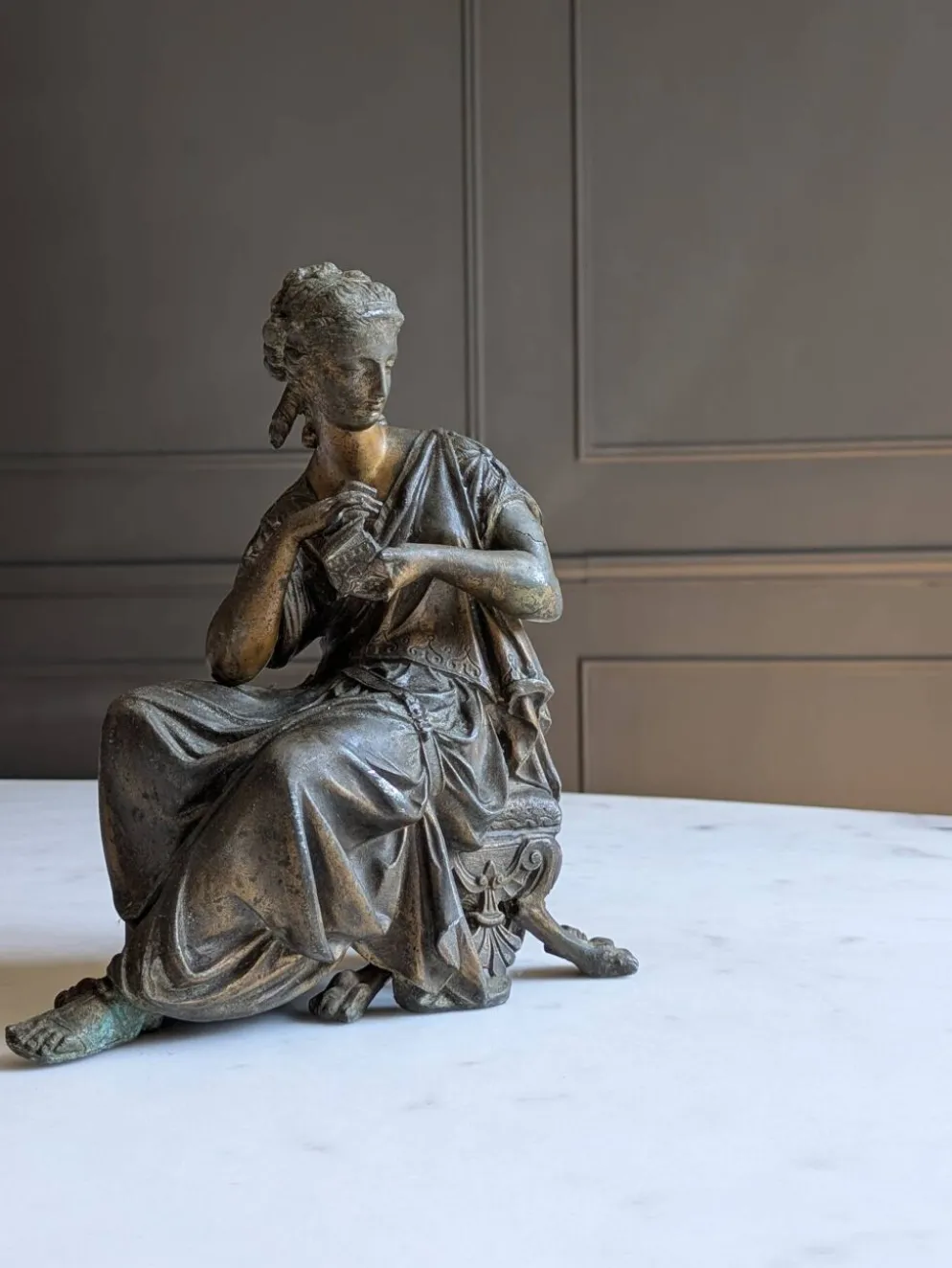 Statuette en régule antique Napoleon III